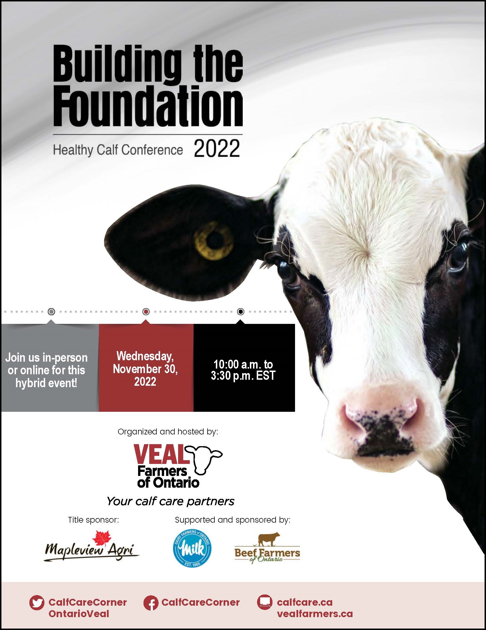 Healthy Calf Conference Veal Farmers of Ontario